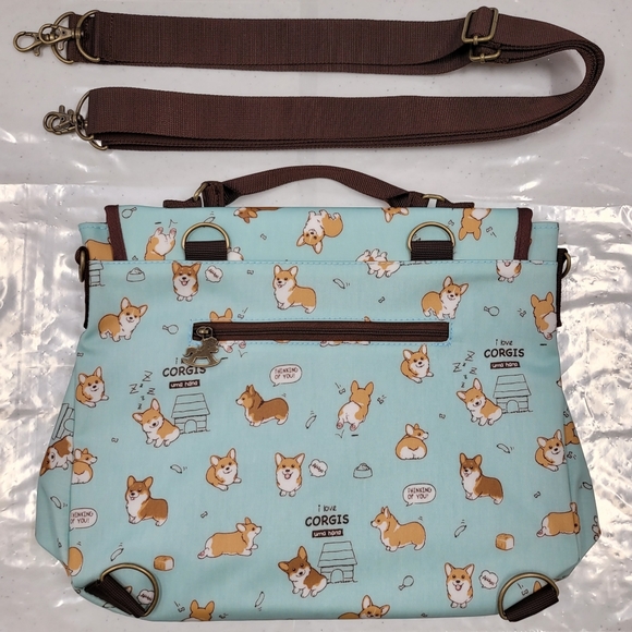 Waterproof Convertibe Handbag Backpack Crossbody Multifunctional Triple Use Bag - Picture 10 of 15